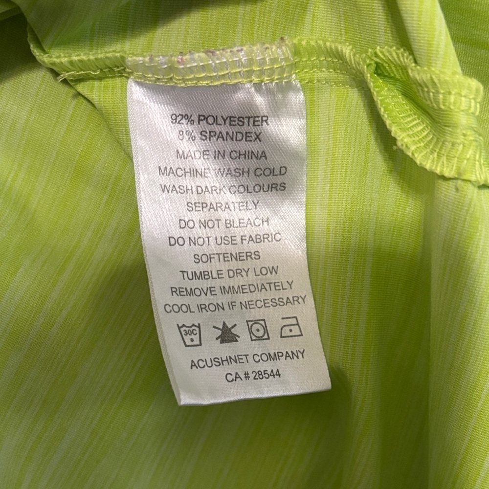 FootJoy Men's Green Polo Shirt - Picture 5 of 5